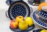 Волшебная синева - темно-синяя обеденная посуда из Польши   - фото