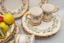 Коллекция дорогой керамической посуды с ручной росписью "Амуры" Bizzirri  - фото