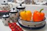 "Голубика" - коллекция тарелок и пиал, украшенных ягодой голубикой   - фото
