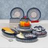 Набор обеденных тарелок из керамики "Полевые цветы", 6 шт Керамика Артистична  - фото
