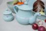 "Каменная" посуда голубого цвета из Португалии Impressions Costa Nova  - фото