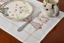 Салфетка с вышитыми фигурками пасхальных кроликов «Светлый праздник» Villa Grazia  - фото