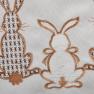 Пасхальный наперон с вышитыми фигурками кроликов «Светлый праздник» Villa Grazia  - фото