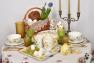Квадратное керамическое блюдо с изображением цветочной композиции "Сладкий мед" Certified International  - фото