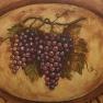 Набор из 2-х картин в виде вывесок "Сорта винограда"  - фото