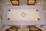 Прямоугольная гобеленовая скатерть с широкой окантовкой «Лавандовый рай» Emilia Arredamento  - фото