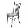 Гобеленовая подушка для стула с цветочным рисунком "Лаванда и бабочки" Villa Grazia Premium  - фото