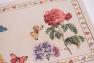 Гобеленовая салфетка с яркими мотивами и цветочной окантовкой "Ирис" Villa Grazia  - фото
