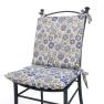 Подушка для стула двусторонняя из гобелена с тефлоновой пропиткой "Голубые узоры" Villa Grazia Premium  - фото
