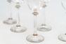Набор бокалов для шампанского с золотой отделкой Villa Grazia, 6 шт  - фото