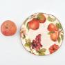 Салатная тарелка, украшенная фруктовым натюрмортом "Осенний ноктюрн" Villa Grazia  - фото