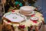 Белоснежная посуда с гирляндой на Новый Год "Праздничная гирлянда" Palais Royal  - фото