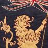 Гобеленовая наволочка "Лев с флагом Великобритании" Emilia Arredamento  - фото