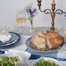 Блюдо фарфоровое с узором в средиземноморском стиле Maiorca Maison  - фото