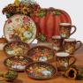Столовый сервиз с чашками и суповыми тарелками "Щедрые дары" Certified International  - фото