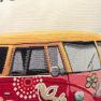 Гобеленовая наволочка "Красный автобус" Emilia Arredamento  - фото
