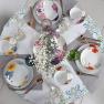 Чашки чайные с блюдцами набор из 3-х шт. Ikebana Maison  - фото