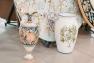 Ваза напольная большая с флористическим рисунком L´Antica Deruta  - фото