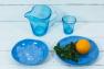Набор из 6-ти глубоких тарелок голубого цвета Ritmo Comtesse Milano  - фото