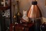 Подвесной светильник-колокол из никеля цвета розовое золото в стиле лофт Light and Living  - фото