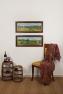 Комплект картин в деревянных рамах "Пейзаж Тосканы", 2 шт Decor Toscana  - фото