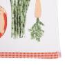Кухонное махровое полотенце хлопковое с овощным ассорти Land Centrotex  - фото