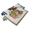 Набор из 2-х кухонных хлопковых полотенец с рисунками винной бочки и винограда "Винный купаж" Centrotex  - фото