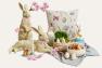 Керамическая белая корзинка для сладостей с кроликами H. B. Kollektion  - фото