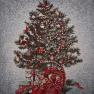 Наволочка с тефлоновой пропиткой "Рождественский сюрприз" с ёлкой Villa Grazia  - фото
