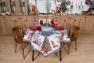 Праздничная скатерть из гобелена с тефлоновой пропиткой "Рождественский сюрприз" Villa Grazia  - фото