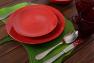 Подставки под обеденную посуду в форме двулопастных листьев Гинкго Билоба с прожилками VdE  - фото