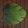 Подставки под посуду в виде тропических листьев Филодендрона с прорезями VdE  - фото