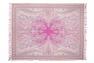 Плед розовый с изящным орнаментом Lilac Tint  - фото