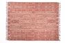Плед рыжего цвета с восточным орнаментом Linear Paisley Shingora  - фото