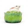 Емкость для хранения "Кролик в капусте" Ceramiche Bravo  - фото