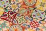 Раннер из плотного гобелена с пестрым орнаментом "Разноцветная мозаика" Villa Grazia  - фото