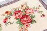 Гобеленовая салфетка с цветочным рисунком и серой окантовкой "Летний букет" Villa Grazia Premium  - фото