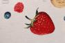 Светлая гобеленовая скатерть "Лесные ягоды" Emily Home  - фото