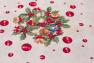 Гобеленовая скатерть с новогодним рисунком "Ёлочные игрушки" Villa Grazia  - фото