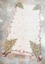Гобеленовая скатерть с люрексом для новогоднего стола "Блеск ёлочки" Emilia Arredamento  - фото