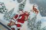 Гобеленовая скатерть с люрексовой нитью "Рождественский сюрприз" Villa Grazia  - фото