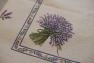 Прямоугольная скатерть из светлого гобелена с нежным рисунком "Лавандовый сад" Emilia Arredamento  - фото
