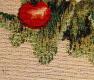 Гобеленовая новогодняя скатерть с рисунком из елок "Праздничная фантазия" Emilia Arredamento  - фото