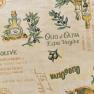Гобеленовая прямоугольная скатерть в средиземноморском стиле "Олива" Emilia Arredamento  - фото