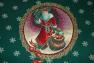 Гобеленовая новогодняя скатерть "Дед Мороз" Emilia Arredamento  - фото