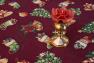 Круглая праздничная скатерть с люрексом "Атрибуты Рождества" Villa Grazia  - фото