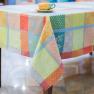 Разноцветная хлопковая скатерть с тефлоновой пропиткой Villa Grazia Premium  - фото