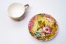 Чашка с блюдцем из фарфора с ярким рисунком Daydream Maxwell & Williams  - фото