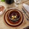 Тарелка для салата коричневая Riviera Costa Nova  - фото