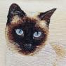 Гобеленовая наволочка "Сиамский кот" Emilia Arredamento  - фото